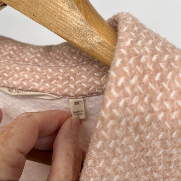 Soft Surroundings Womens Patterned Jacket Size XXXL Soft Stretch - Picture 4 of 9